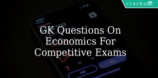 Important GK Questions On Economics for Competitive Exams