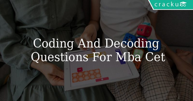 Coding And Decoding Questions For MAH MBA CET PDF - Cracku