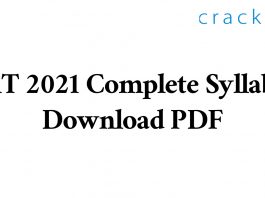 CAT Syllabus PDF