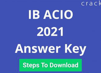 IB ACIO Answer key