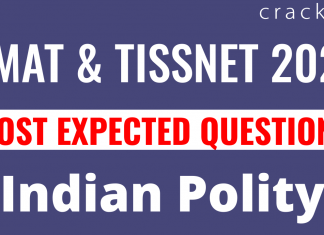 TISSNET & CMAT Indian Polity Questiions