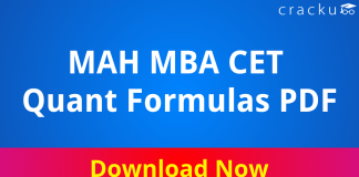 MAH MBA CET Quant Formulas PDF