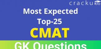 Most Expected Top-25 CMAT GK Questions