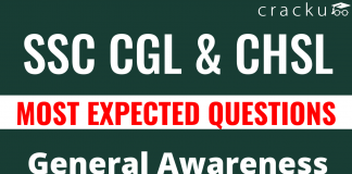 SSC CGL, CHSL General Awareness Questions