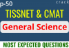 TISSNET & CMAT General Science Questions