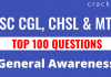 General awareness questions | Top 100 general awareness questions