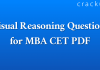 Visual Reasoning Questions for MBA CET PDF