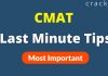 CMAT Tips