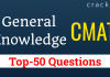 CMAT Top-50 GK Questions