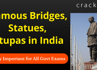 Famous Bridges, Statues, Stupas in India Download PDF