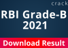 RBI Grade B 2021 Result out Download