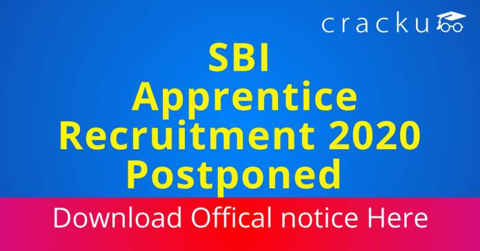 SBI Apprentice exam postponed to April 2021