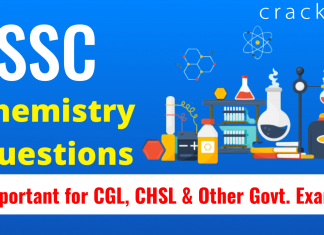 SSC Chemistry Questions