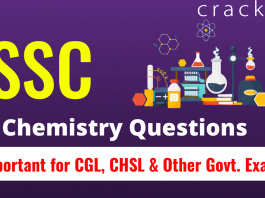 SSC Chemistry Top-25 Questions