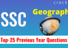 SSC Geography Questions