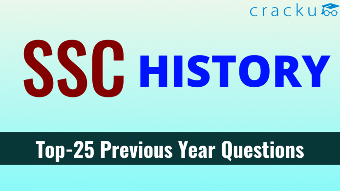 SSC History Questions