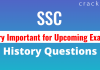 SSC History Questions