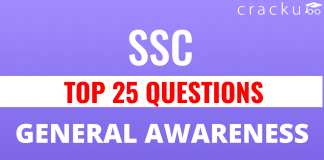 Top-25 General Awareness Questions for SSC