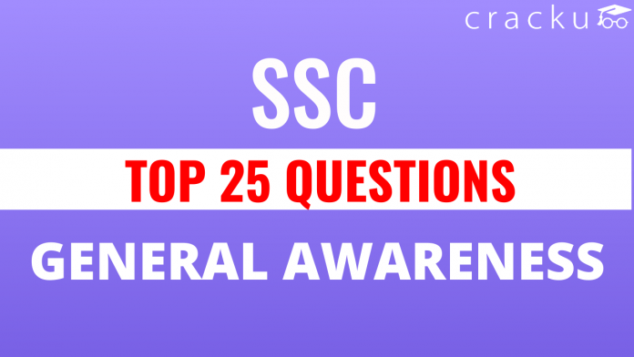 Top-25 General Awareness Questions for SSC