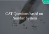 CAT Number System Quesitons