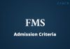 FMS Admission Criteria