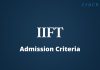 IIFT Admission Criteria