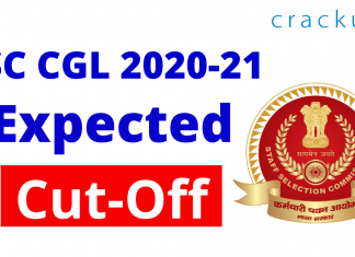 SSC CGL 2020-21 Expected cut off