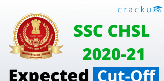 SSC CHSL 2020-21 Expected cut off