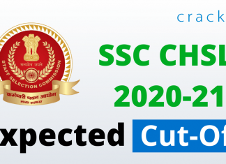 SSC CHSL 2020-21 Expected cut off