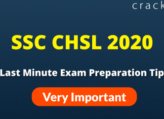 10 Last Minute Exam Tips SSC CHSL 2020 Exam