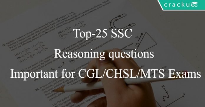 SSC Reasoning Questions