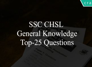 SSC CHSL GK QUESTIONS