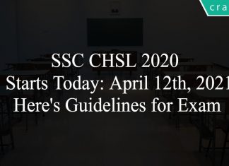 SSC CHSL 2020 EXAM