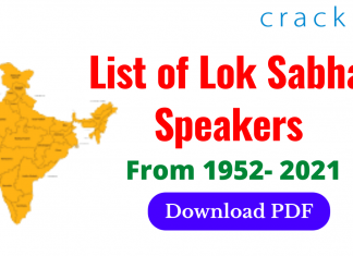 List of Lok Sabha's Speakers