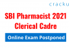 SBI Pharmacist 2021 Exam Postponed