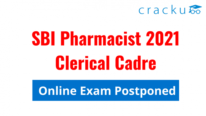SBI Pharmacist 2021 Exam Postponed