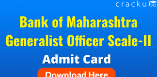 BOM Generalist Officer Scale-II