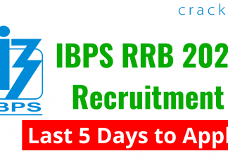 Last 5 Days to Apply for IBPS RRB Recruitment 2021