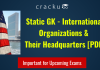 International Organizations & Their Headquarters PDF