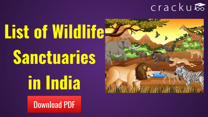 List of Wildlife Sanctuaries in India PDF