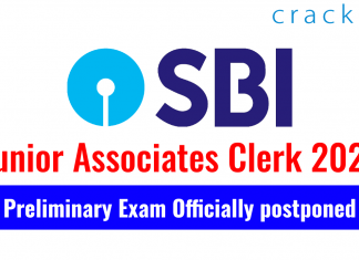 SBI JA Clerk Exam 2021 - Preliminary Exam Officially postponed