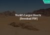World's Largest Deserts PDF