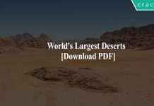 World's Largest Deserts PDF