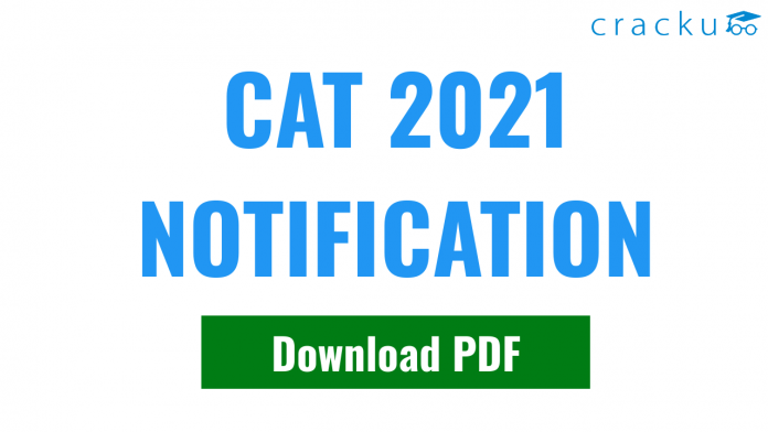 CAT Notification PDF Download