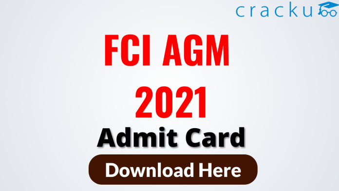 FCI AGM 2021 Admit Card Out