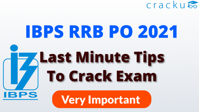 IBPS RRB PO Last Minute Tips