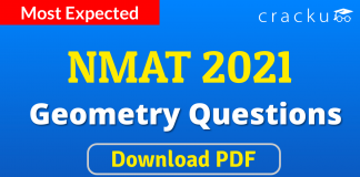 NMAT Geometry Questions PDF