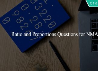 Ratio and Proportions Questions for NMAT