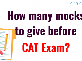 How many mocks to give before CAT