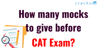 How many mocks to give before CAT